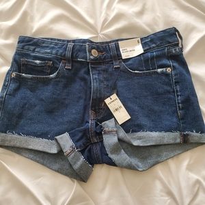 Express denim shorts